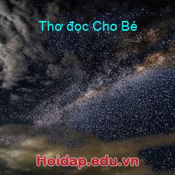 Thơ đọc Cho Bé