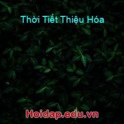 Thời Tiết Thiệu Hóa