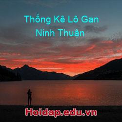 Thống Kê Lô Gan Ninh Thuận