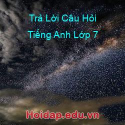 Trả Lời Câu Hỏi Tiếng Anh Lớp 7