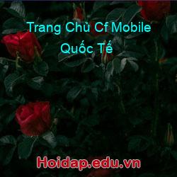 Trang Chủ Cf Mobile Quốc Tế