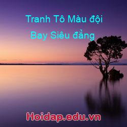 Tranh Tô Màu đội Bay Siêu đẳng