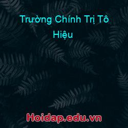 Trường Chính Trị Tô Hiệu