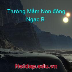 Trường Mầm Non đông Ngạc B