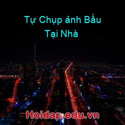 Tự Chụp ảnh Bầu Tại Nhà