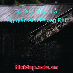 Tư Duy Dồn Chất Nguyễn Anh Phong Pdf