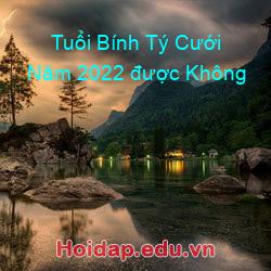 Tuổi Bính Tý Cưới Năm 2022 được Không