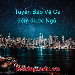 Tuyển Bảo Vệ Ca đêm được Ngủ