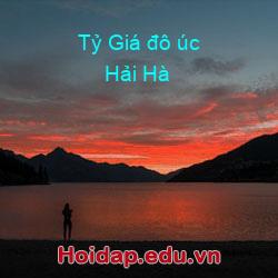 Tỷ Giá đô úc Hải Hà