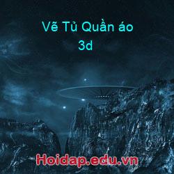 Vẽ Tủ Quần áo 3d