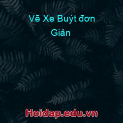 Vẽ Xe Buýt đơn Giản