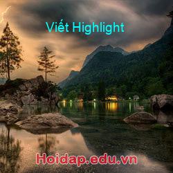 Viết Highlight