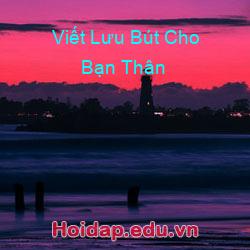 Viết Lưu Bút Cho Bạn Thân