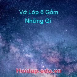 Vở Lớp 6 Gồm Những Gì
