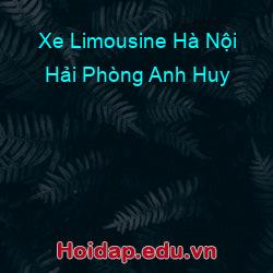 Xe Limousine Hà Nội Hải Phòng Anh Huy