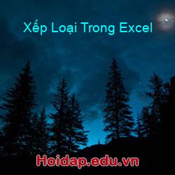Xếp loại trong excel