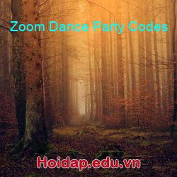 Zoom Dance Party Codes